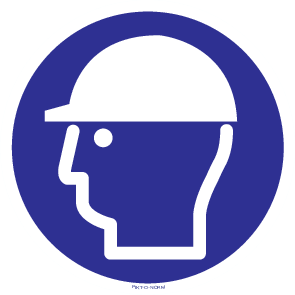 CASQUE DE SÉCURITÉ OBLIGATOIRE