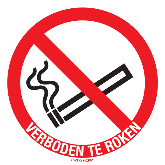 INTERD.FUMER A TEXTE: VERBODEN TE ROKEN 
