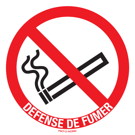 ROKEN VERBODEN & TEKST: DEFENSE DE FUMER