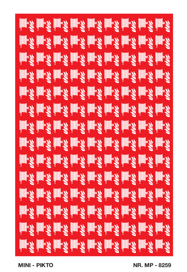 BRANDSLANG - HASPEL ISO7010-F002