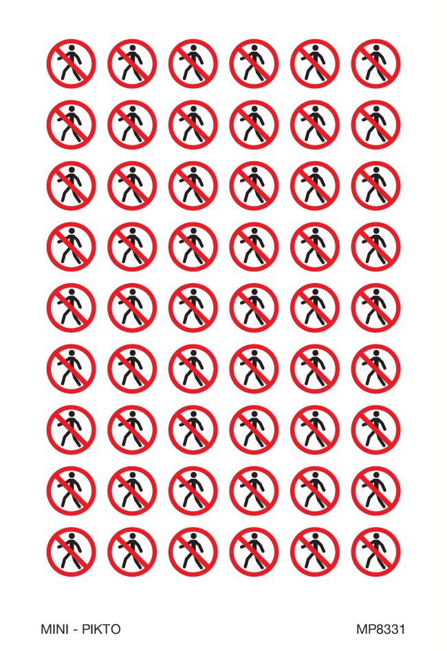 VERBODEN VOOR VOETGANGERS