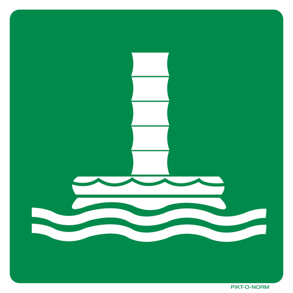 EVACUATIEKOKER ISO7010-E055