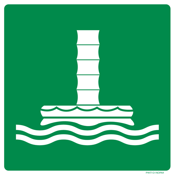 EVACUATIEKOKER ISO7010-E055
