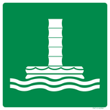 EVACUATIEKOKER ISO7010-E055