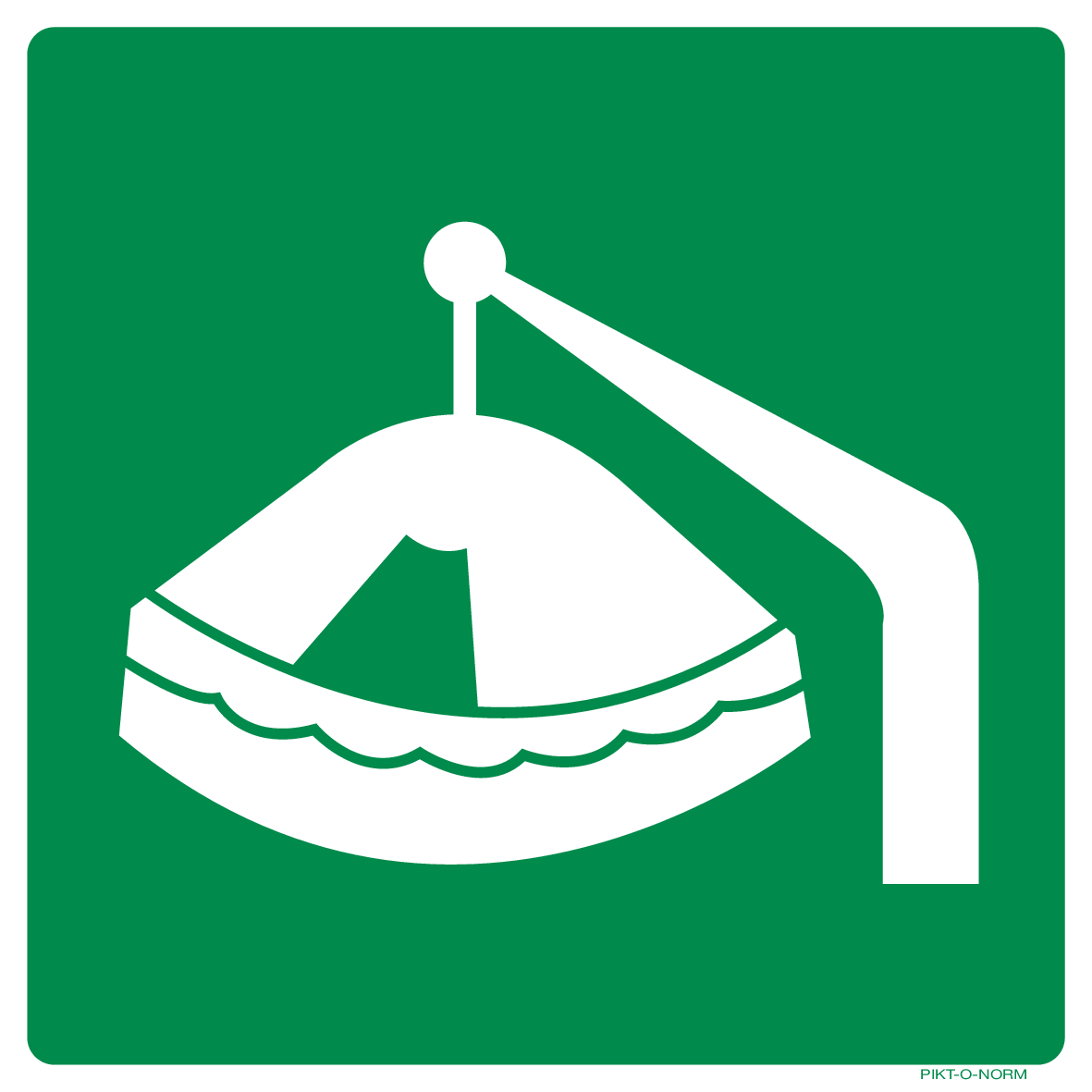 OVERLEVINGSVLOT DAVIT ISO7010-E039
