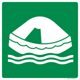 RADEAU DE SURVIE ISO7010-E038