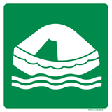 RADEAU DE SURVIE ISO7010-E038