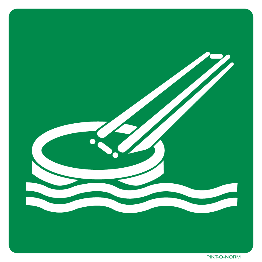 EVACUATIEGLIJBAAN ISO7010-E054