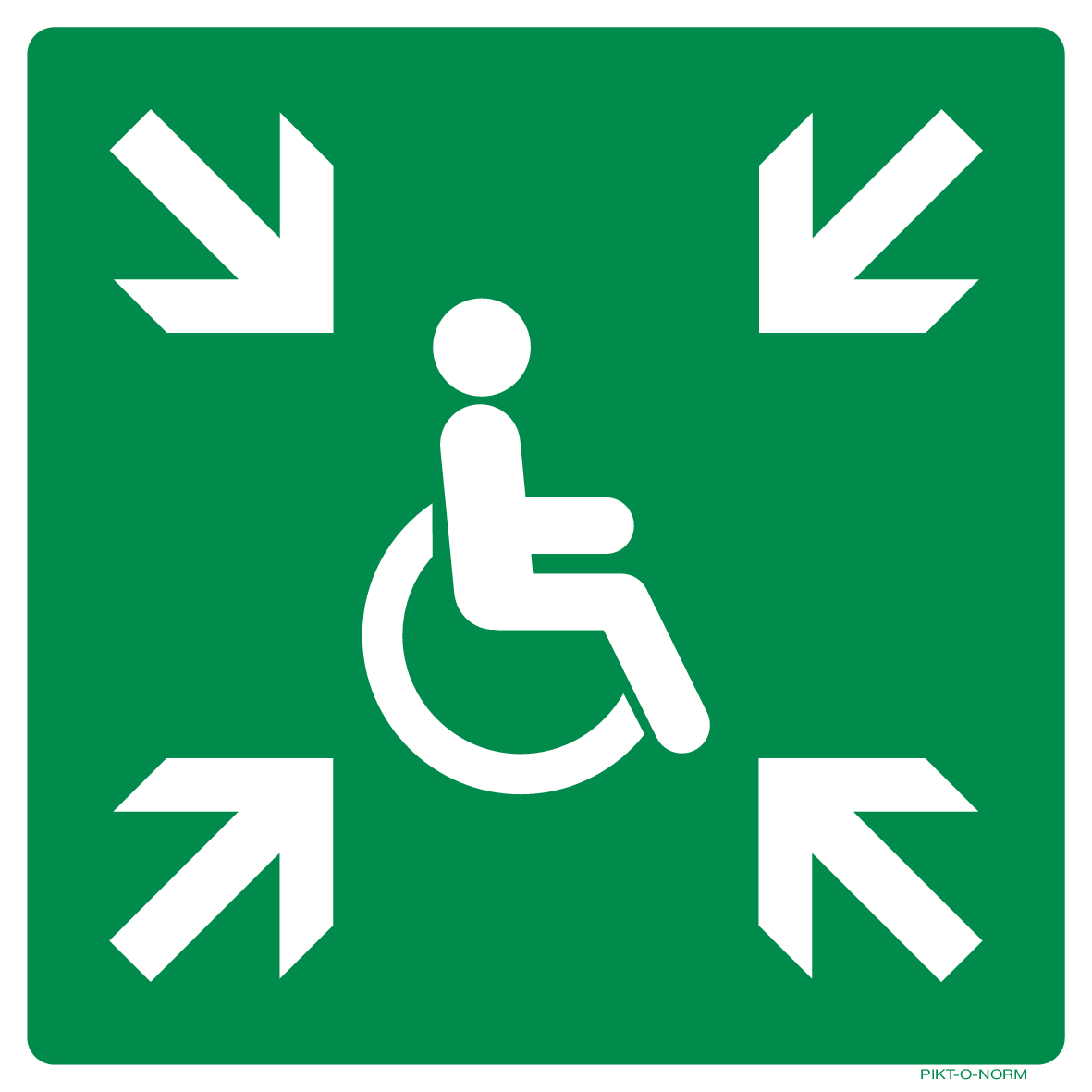 REFUGE TEMPORAIRE D'ÉVACUATION HANDICAPE