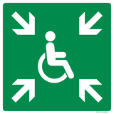 REFUGE TEMPORAIRE D'ÉVACUATION HANDICAPE