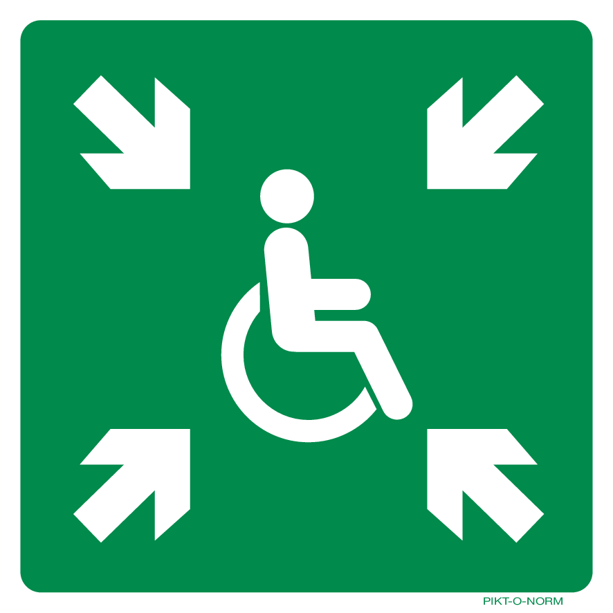 REFUGE TEMPORAIRE D'ÉVACUATION HANDICAPE