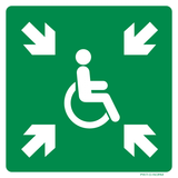 REFUGE TEMPORAIRE D'ÉVACUATION HANDICAPE