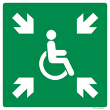 REFUGE TEMPORAIRE D'ÉVACUATION HANDICAPE