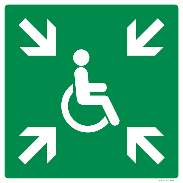 REFUGE TEMPORAIRE D'ÉVACUATION HANDICAPE