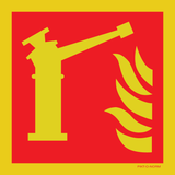MONITEUR D'INCENDIE  ISO7010-F015