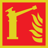 MONITEUR D'INCENDIE  ISO7010-F015