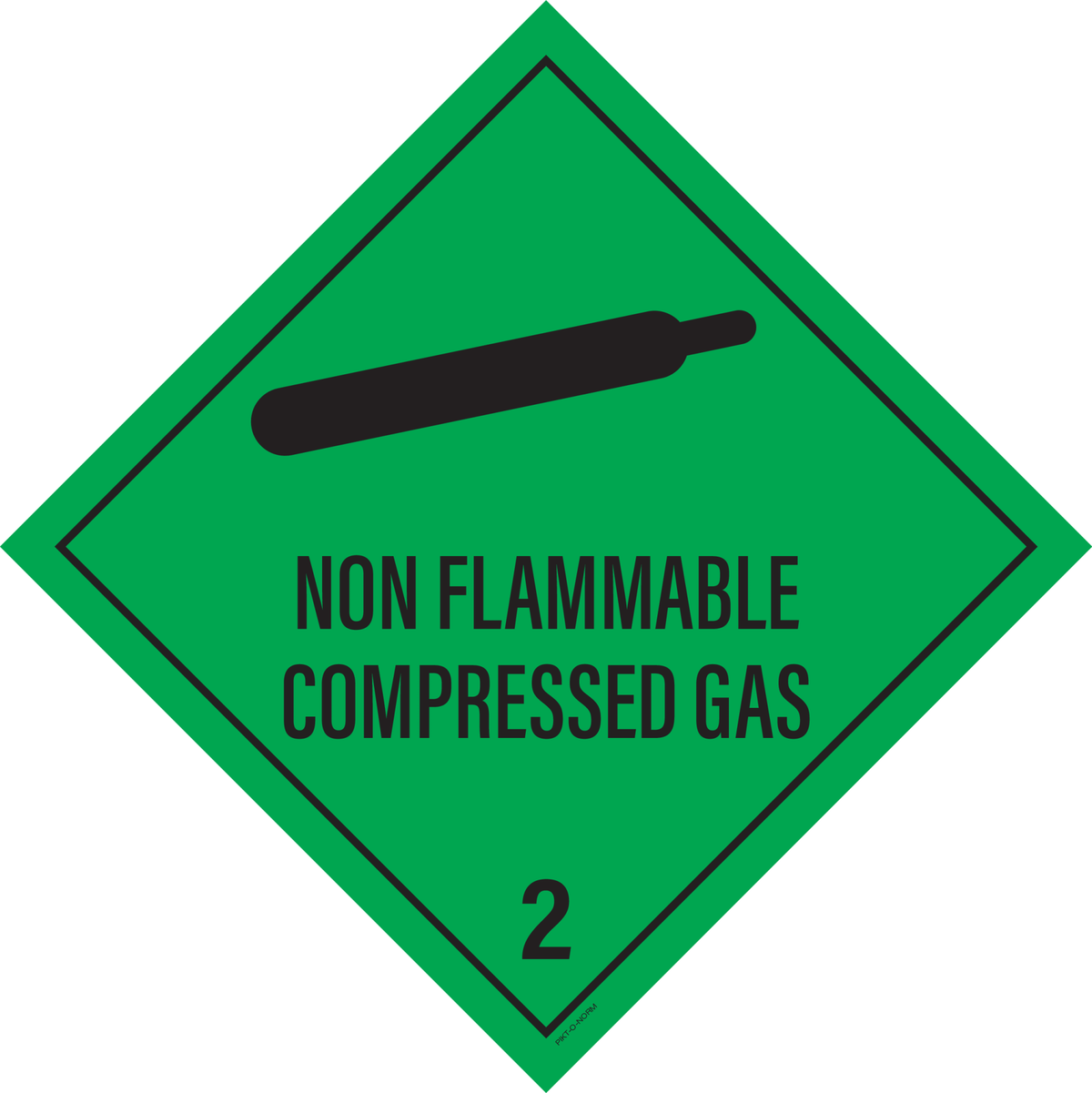 NON FLAMMABLE COMPRESSED GAS
