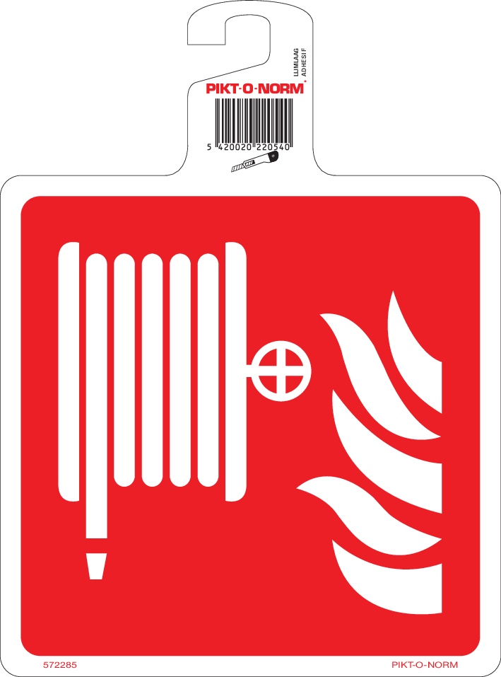BRANDSLANG - HASPEL ISO7010-F002