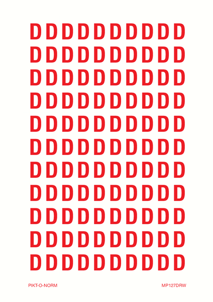 LETTER D OP VEL