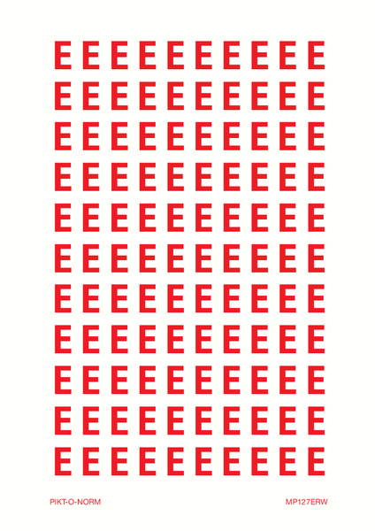 LETTRE E SUR FEUILLE