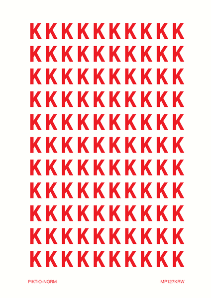 LETTER K OP VEL