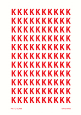 LETTER K OP VEL