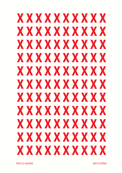 LETTER X OP VEL