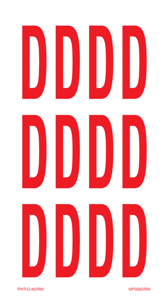 LETTER D OP VEL