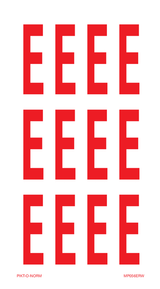 LETTRE E SUR FEUILLE