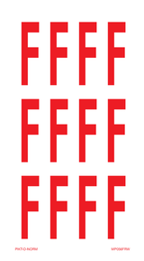 LETTRE F SUR FEUILLE