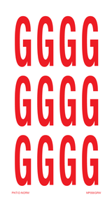 LETTER G OP VEL