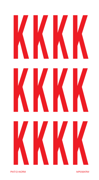 LETTER K OP VEL