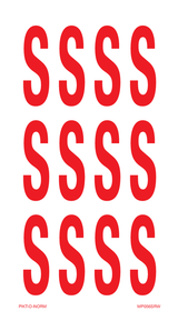 LETTER S OP VEL