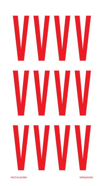 LETTER V OP VEL