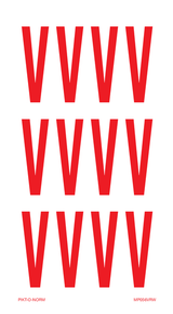 LETTER V OP VEL