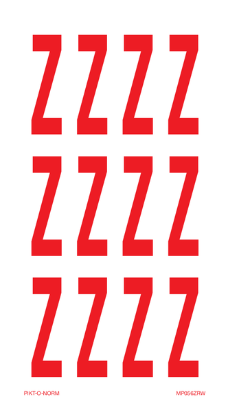 LETTRE Z SUR FEUILLE