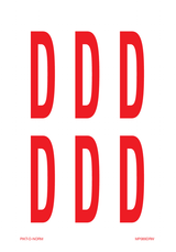 LETTER D OP VEL