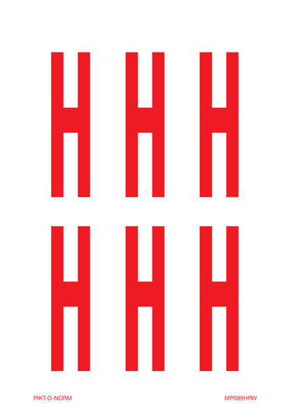 LETTER H OP VEL