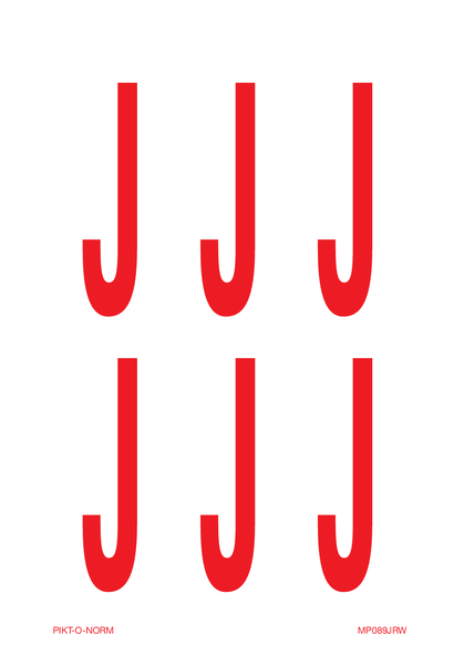 LETTER J OP VEL