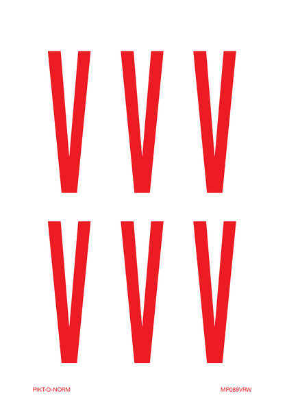 LETTER V OP VEL