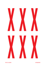 LETTER X OP VEL
