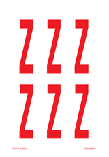 LETTRE Z SUR FEUILLE