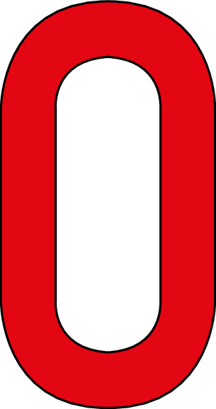 0, UITGESNEDEN CIJFER
