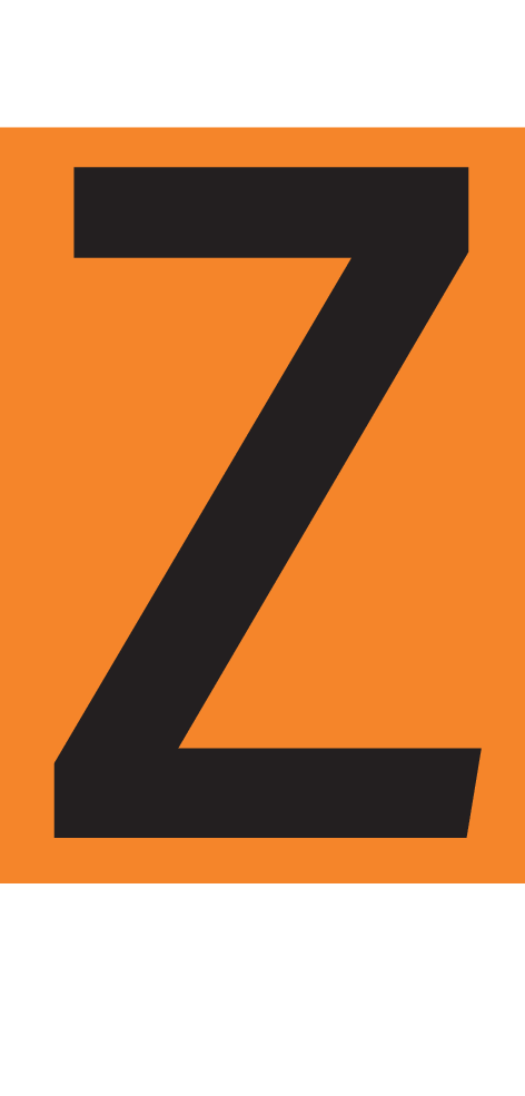 Z ADR LETTER ZELFKLEVEND