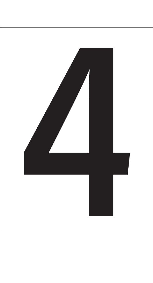 4 ADR CIJFER ZELFKLEVEND
