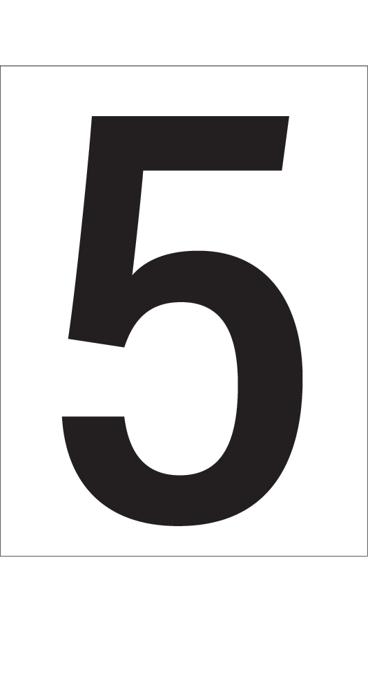 5 ADR CIJFER ZELFKLEVEND