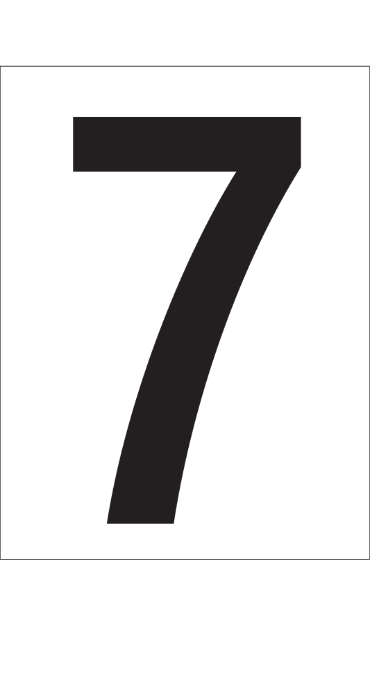 7 ADR CIJFER ZELFKLEVEND