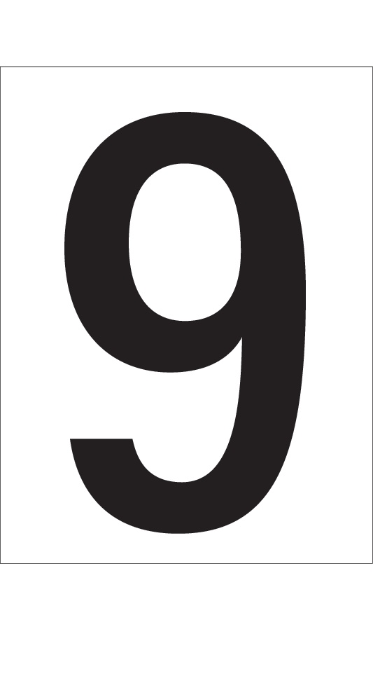 9 ADR CIJFER ZELFKLEVEND