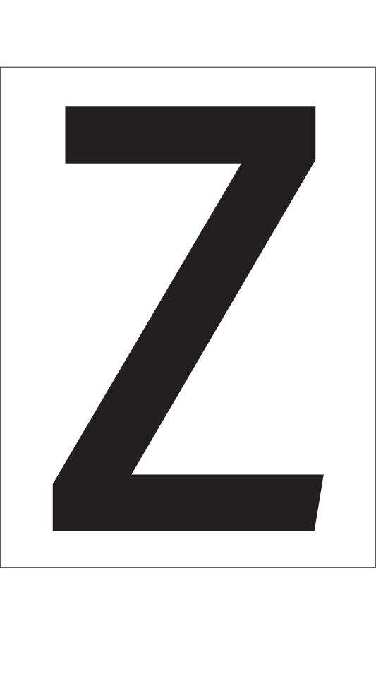 Z ADR LETTER ZELFKLEVEND