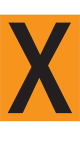 X ADR LETTER ZELFKLEVEND